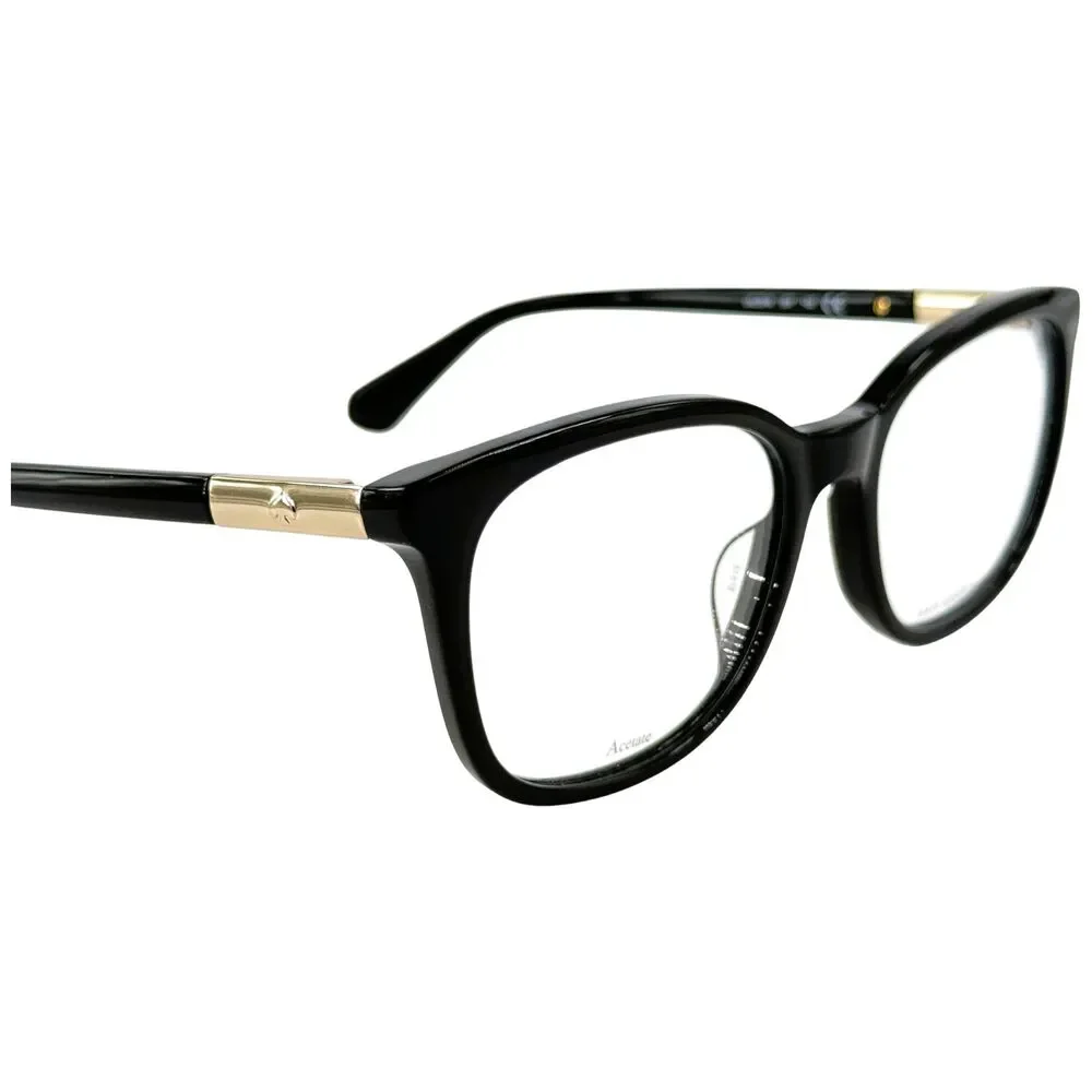 Kate Spade Jalisha Womens Plastic Eyeglass Frame 0807 Black 51-18 Spring Hinges